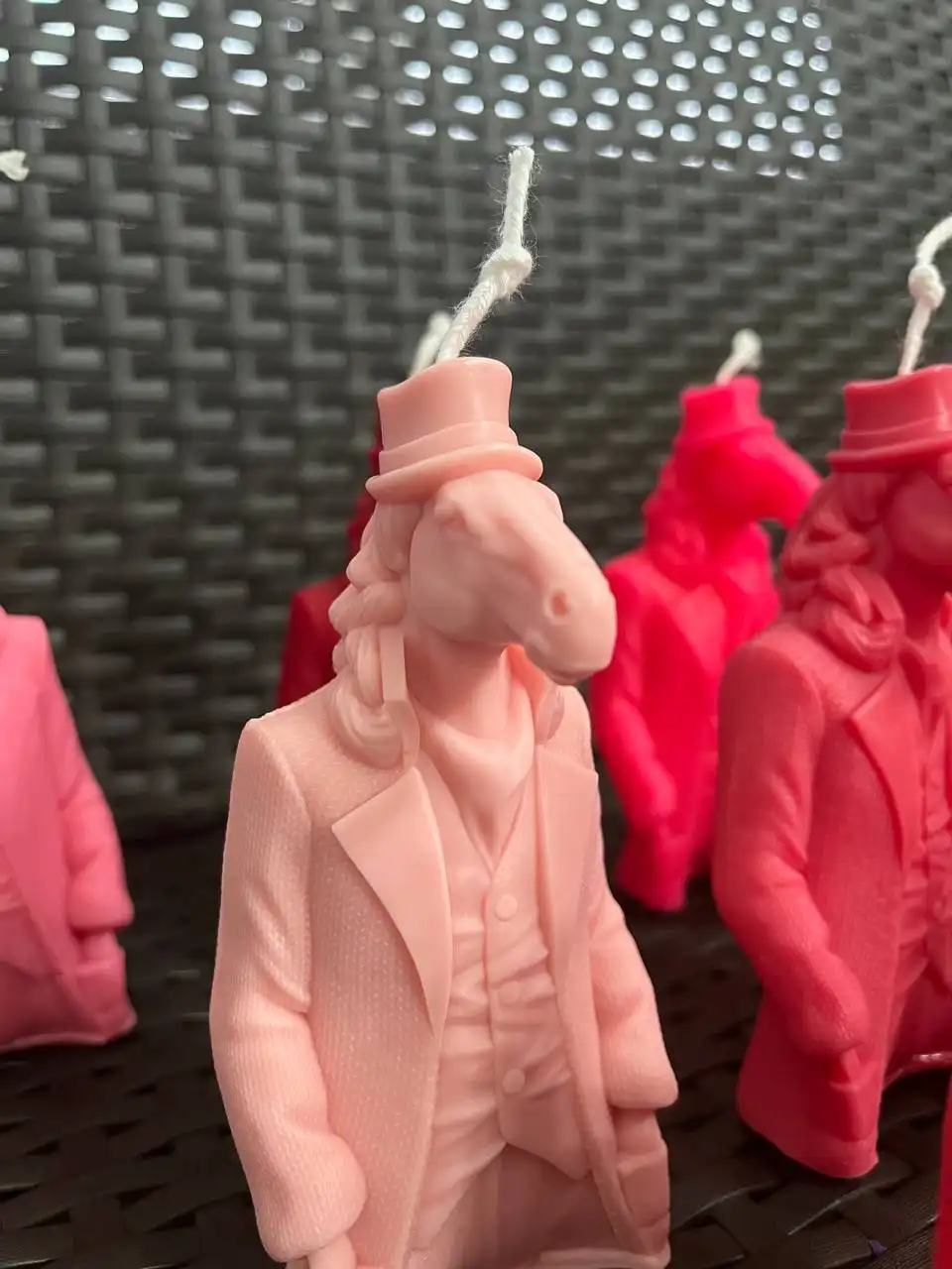 Подарочные свечи 'Конь в пальто' - символ 2026 года