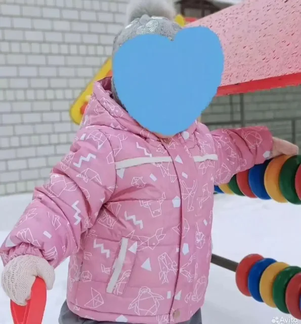Зимняя куртка на флисовой подкладке рост 80 - Одежда в Саратов