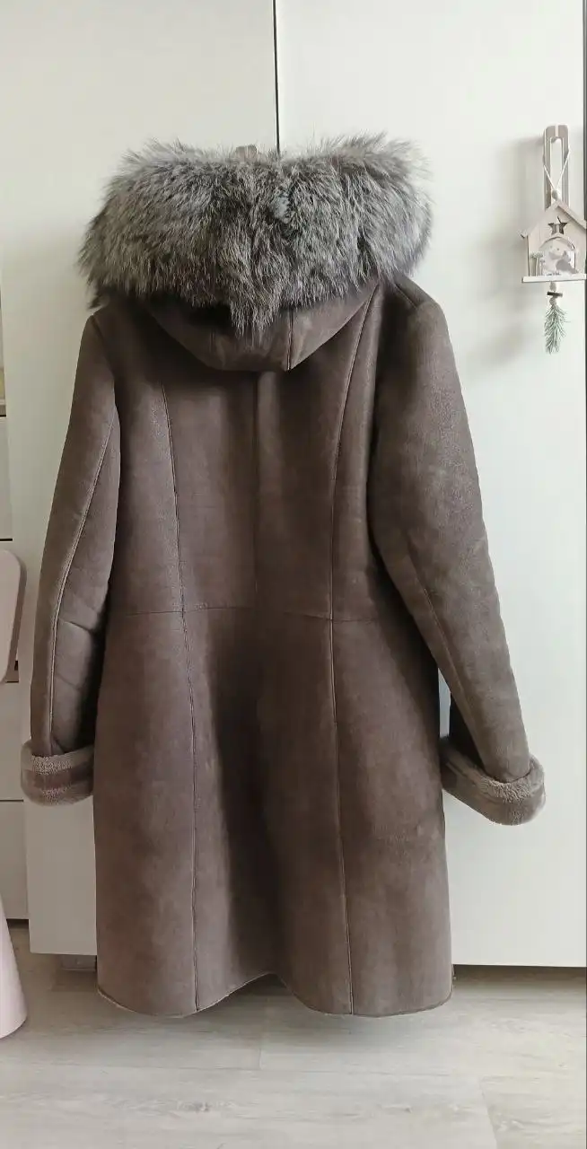 Дублёнка б/у размер 50-52