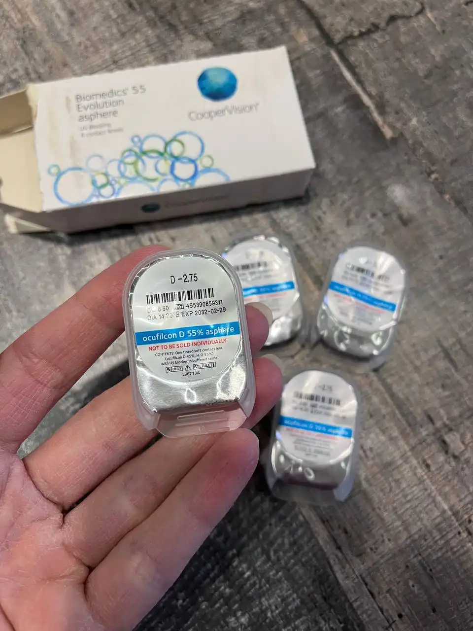 Линзы контактные CooperVision -2.75 - Барахолка в Саратов