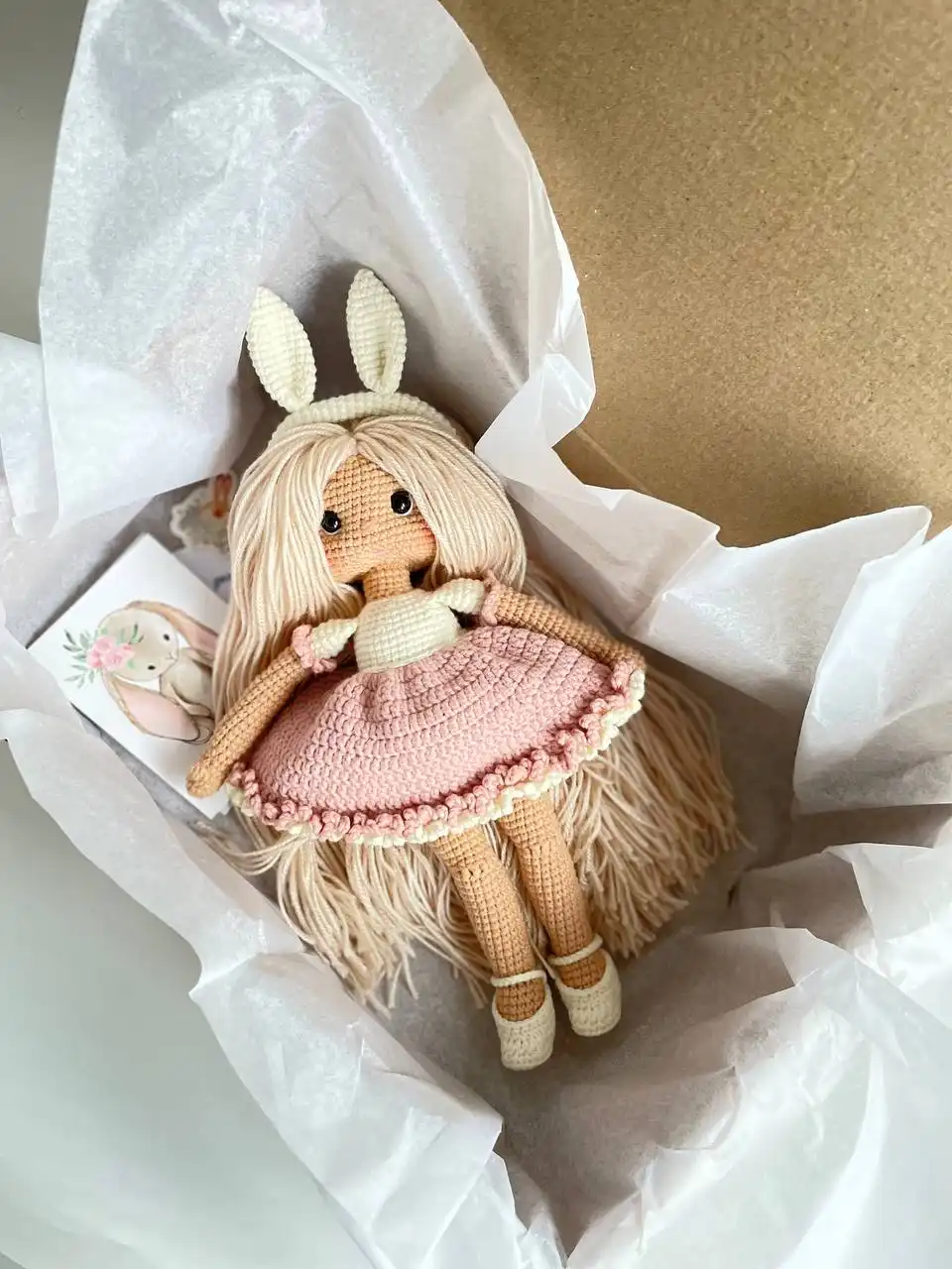 Вязанная кукла рост 26 см - Хендмейд (Барахолка) в Саратов