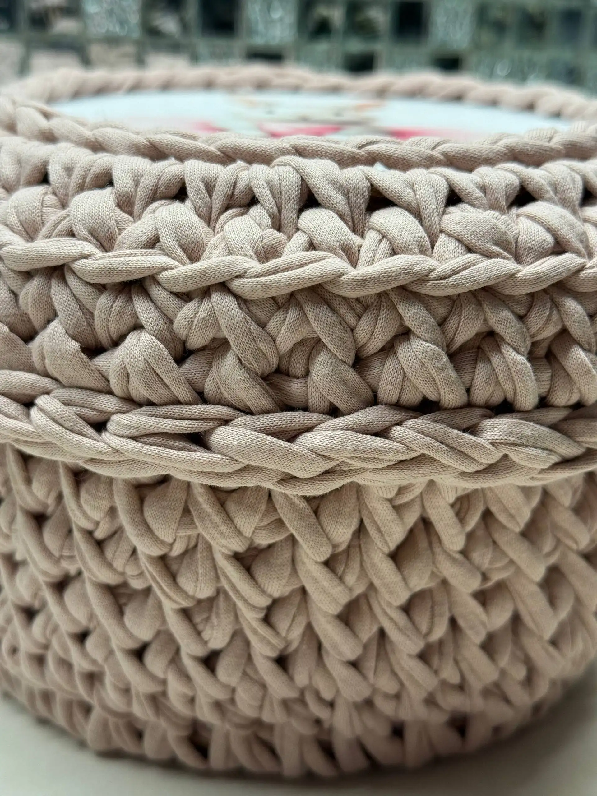 Вязаные корзинки ручной работы на заказ - Рукоделие (Барахолка) в Саратов