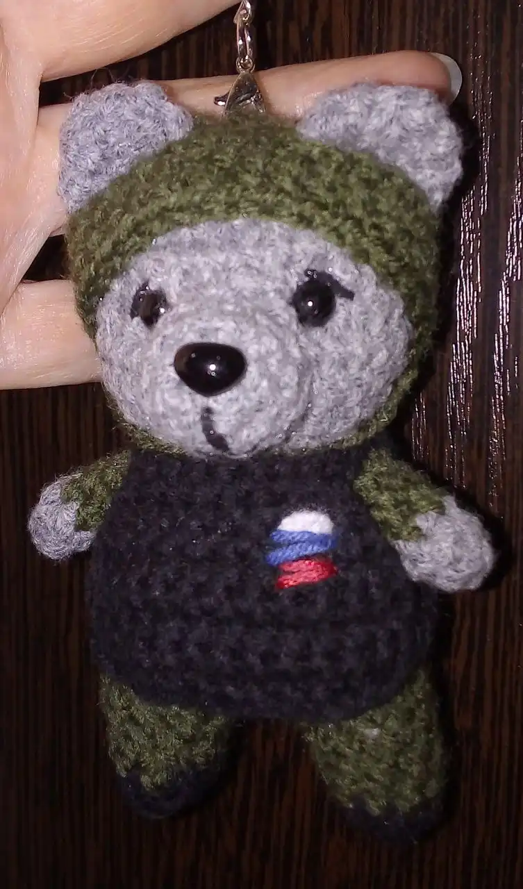 Брелок-подвеска "Мишка-пехотинец" - Барахолка в Саратов