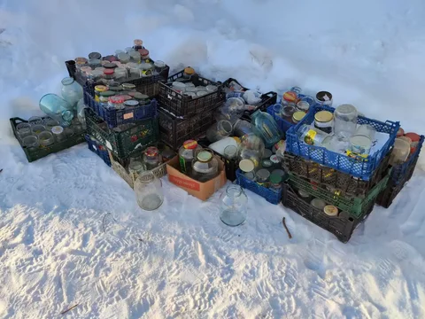 Банки стеклянные разные - Бижутерия в Саратов