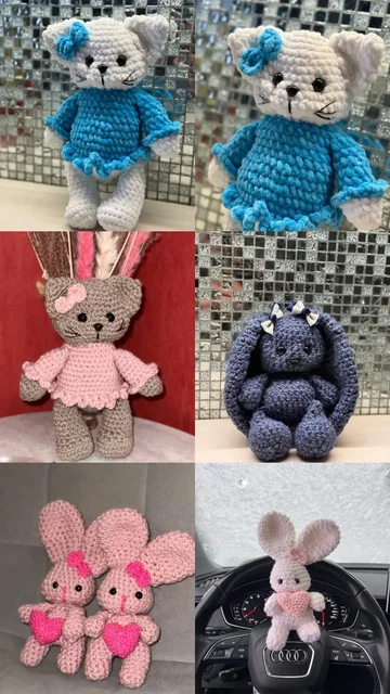 Вязаные игрушки ручной работы и интерьерные аксессуары - Хобби и отдых в Саратов