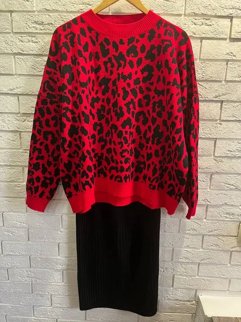 Комплект свитер и юбка на высокий рост - Одежда в Саратов