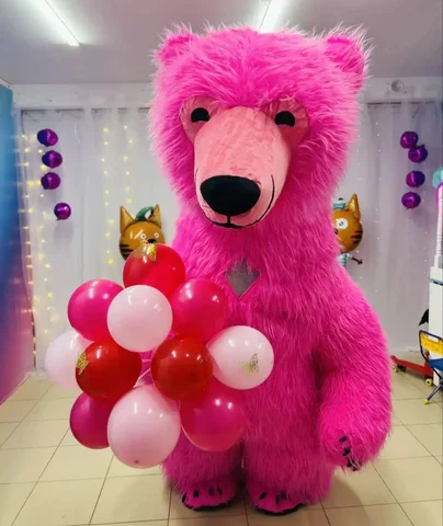 Букет из шаров Мишки Фуксия на 8 марта - Барахолка в Саратов