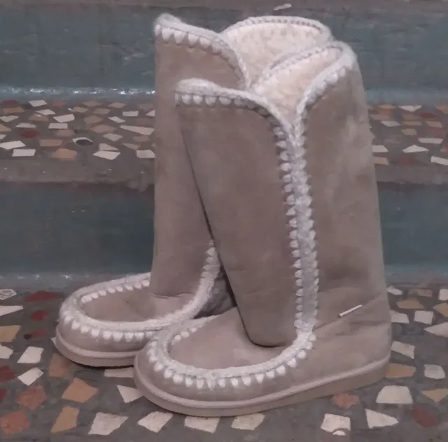 Высокие замшевые сапоги 39 размер - Кроссовки в Саратов