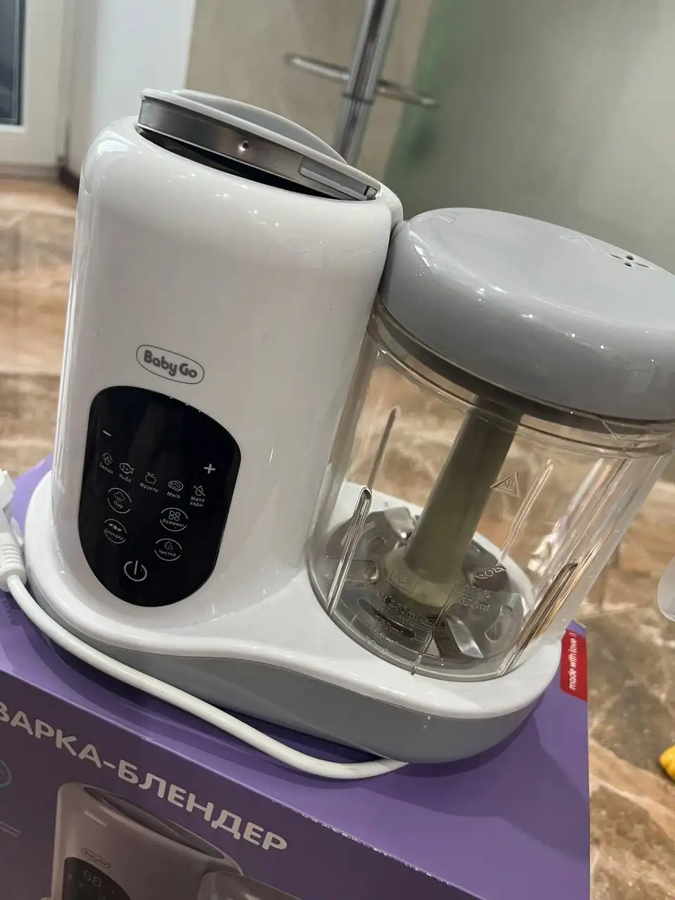 Пароварка-блендер BabyGo для детского питания - Детское питание и аксессуары (Товары для детей) в Саратов