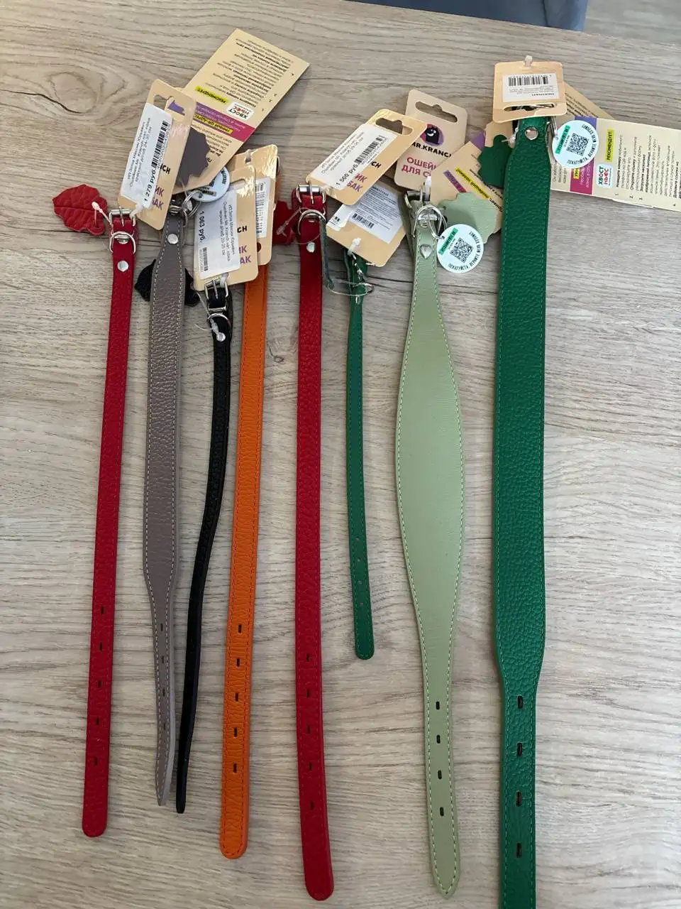 Кожаные ошейники по закупочной цене - Аксессуары для животных (Животные) в Саратов