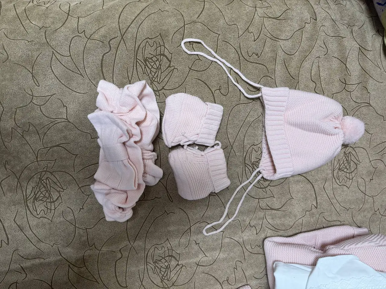 Комплект на выписку для девочки 56 размер зима/весна - Одежда для новорожденных (Товары для детей) в Саратов