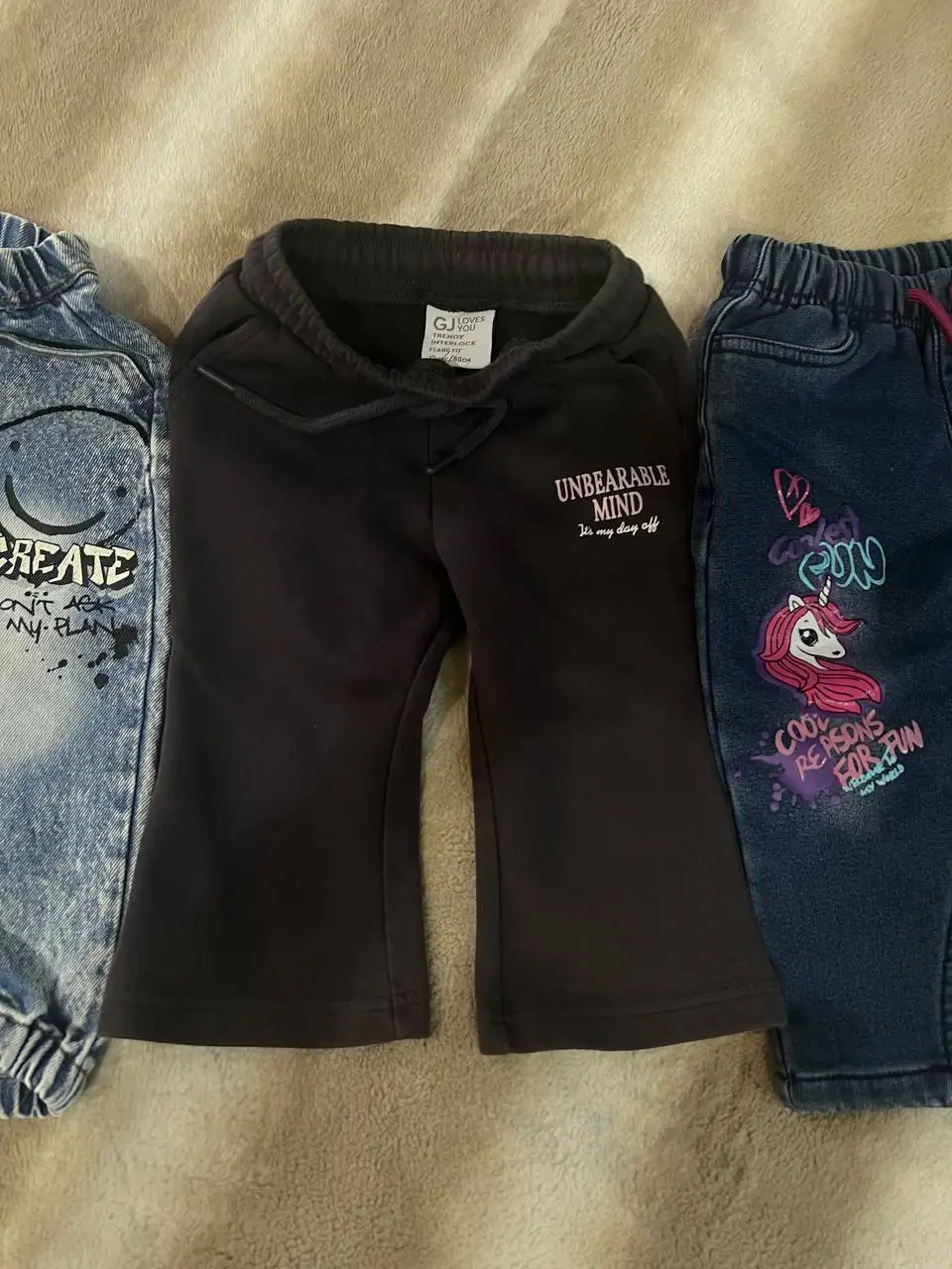 Джинсы и штаны для девочки размер 80-86 - Детская одежда (Одежда) в Саратов