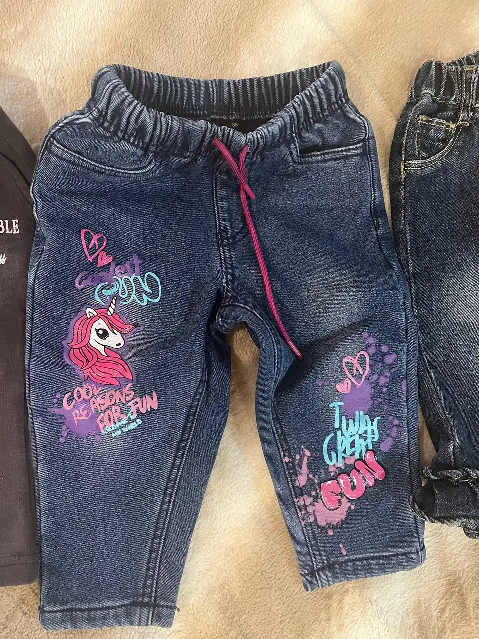 Джинсы и штаны для девочки размер 80-86 - Детская одежда (Одежда) в Саратов