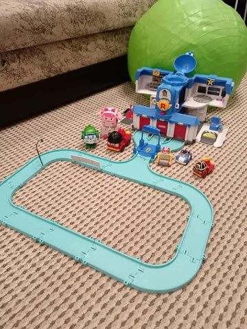 Штаб-база Робокар поли с персонажами - Ванночки и аксессуары в Саратов