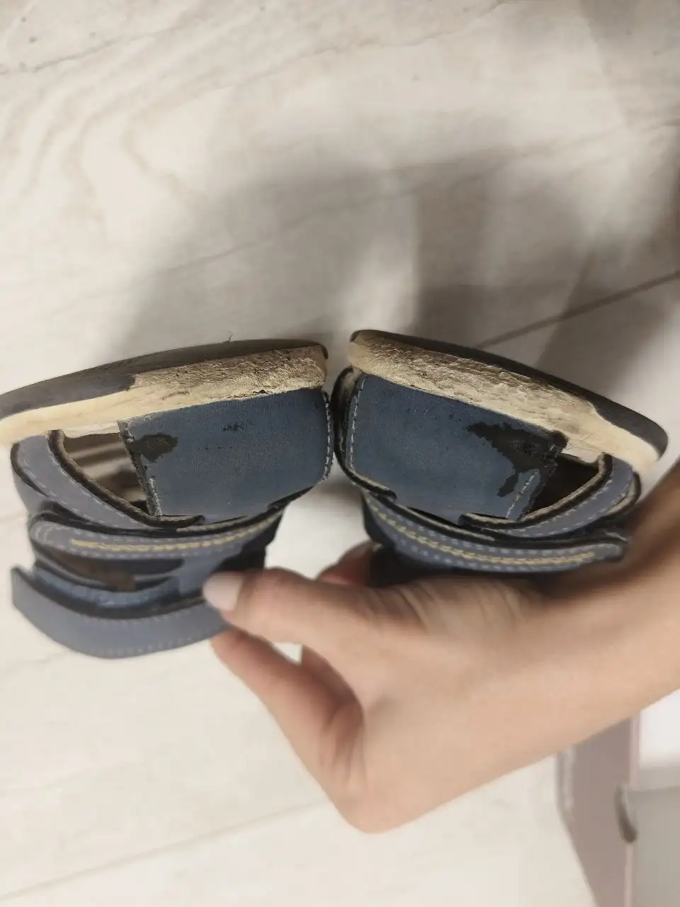 Сандали 25 размер с дефектами - Обувь (Одежда) в Саратов