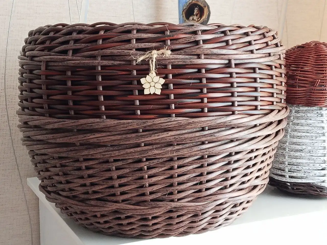 Кашпо из искусственного ротанга на 20л для дома и сада - Садовый инвентарь (Для дома и дачи) в Саратов