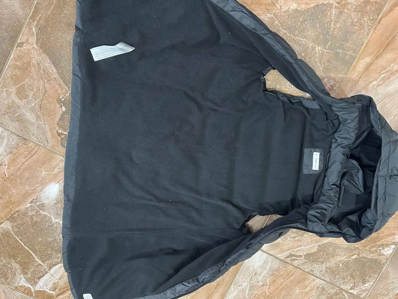 Утепленный жилет Mango Kids черный размер 152 - Детская одежда (Одежда) в Саратов