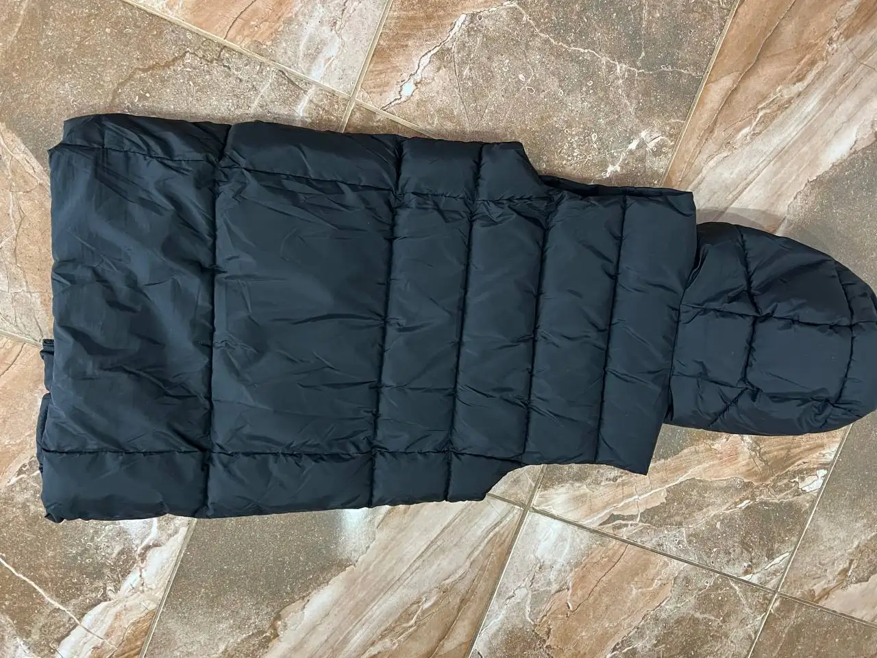 Утепленный жилет Mango Kids черный размер 152 - Детская одежда (Одежда) в Саратов