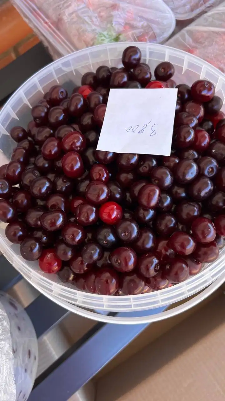 Свежие малина и вишня из деревни - Ягоды (Продукты) в Саратов