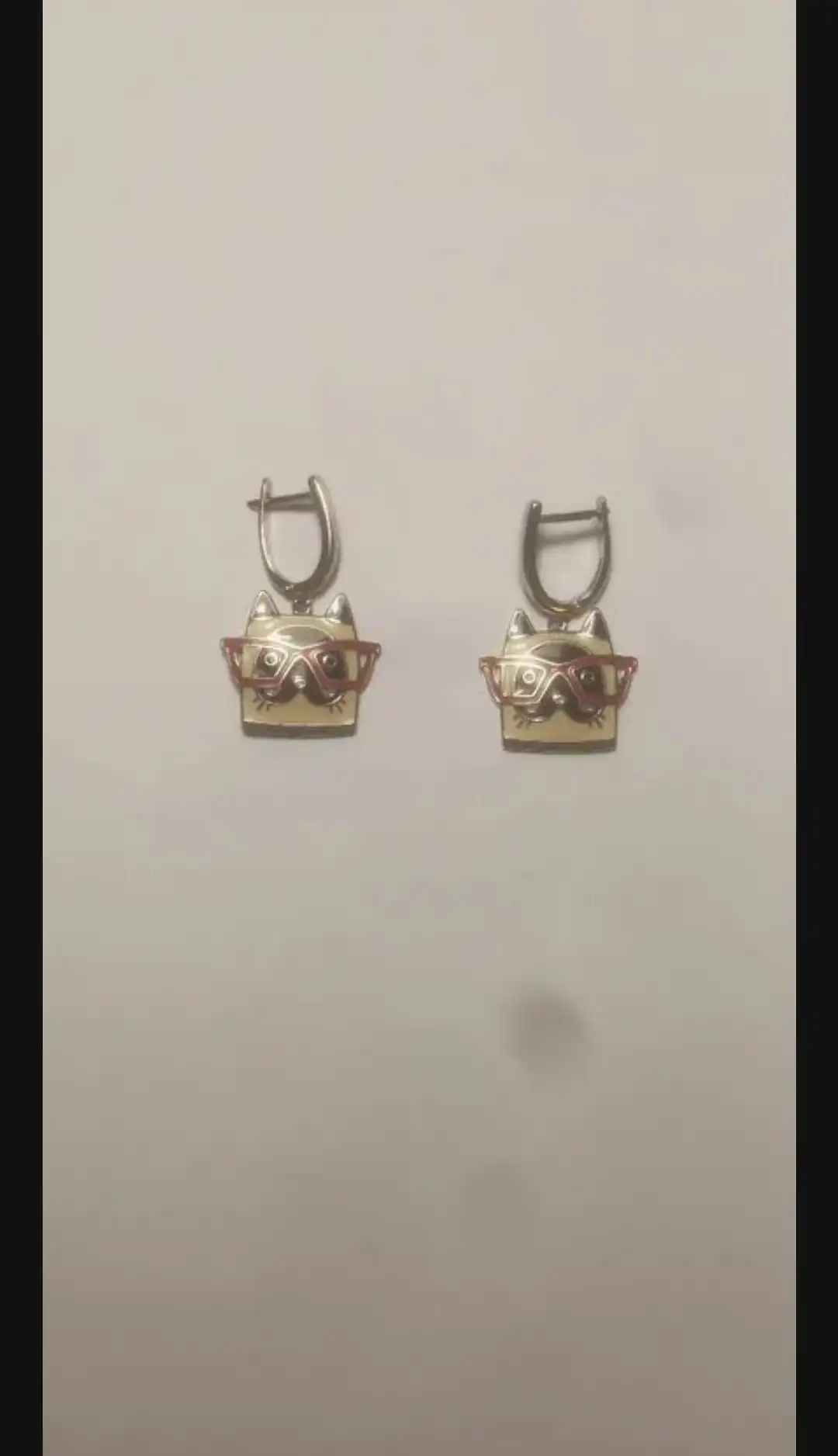 Серёжи от Соколов серебро 935 пробы с эмалью