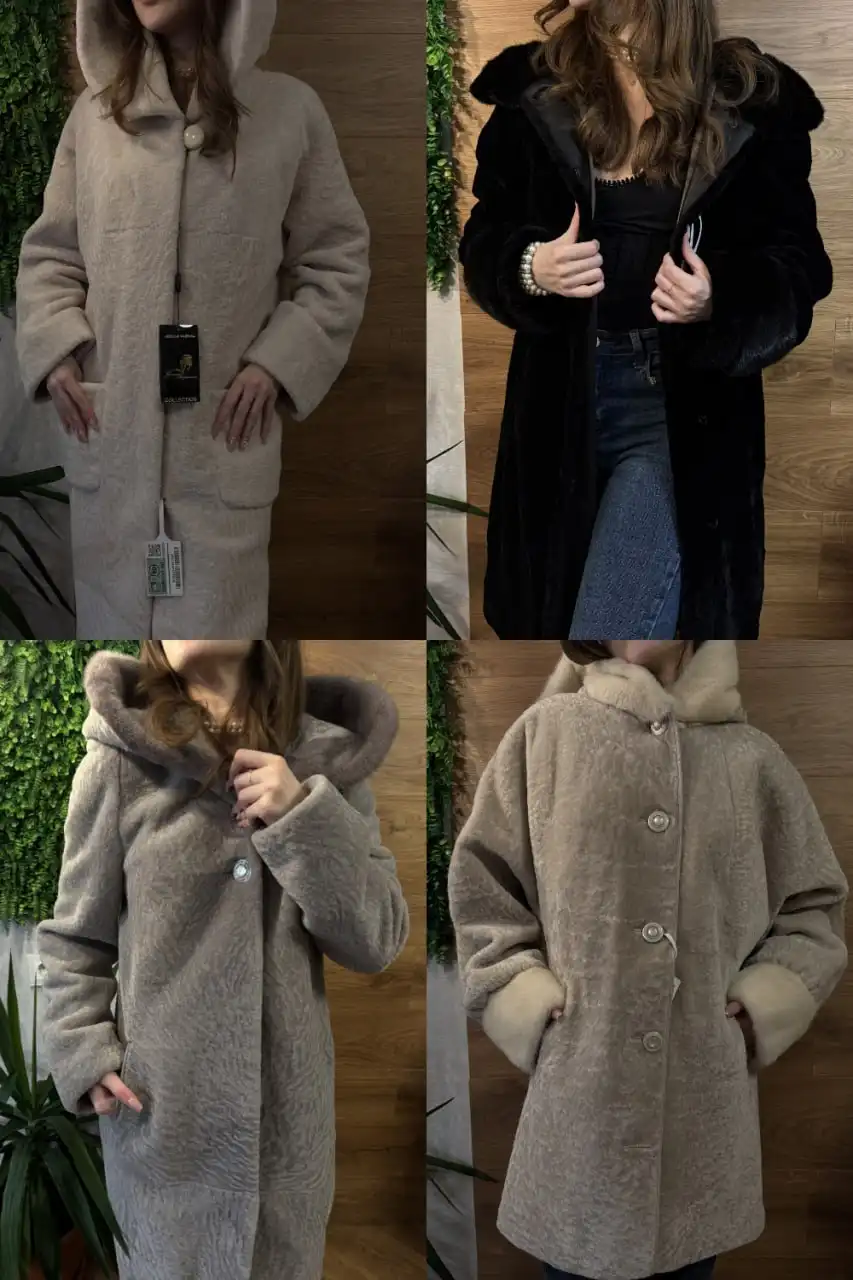 Новые шубы из овчины (астраган) в Тюмени - Верхняя одежда (Одежда) в Тюмень