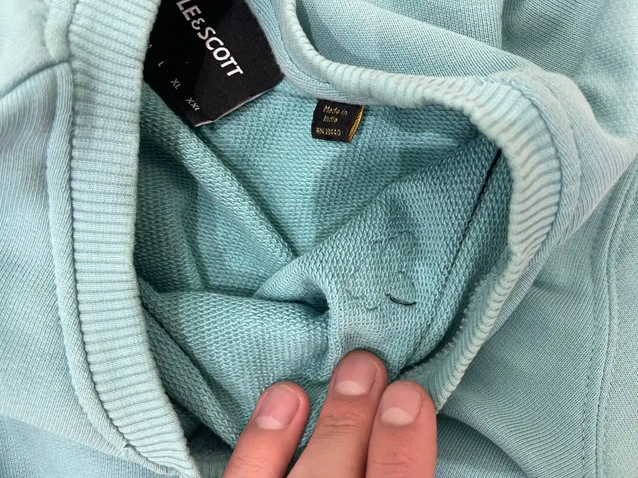 Свитшот Lyle skott синий размер xs - Свитшоты/худи (Одежда) в Тюмень