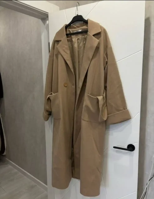 Пальто горчичного цвета - null в Тюмень