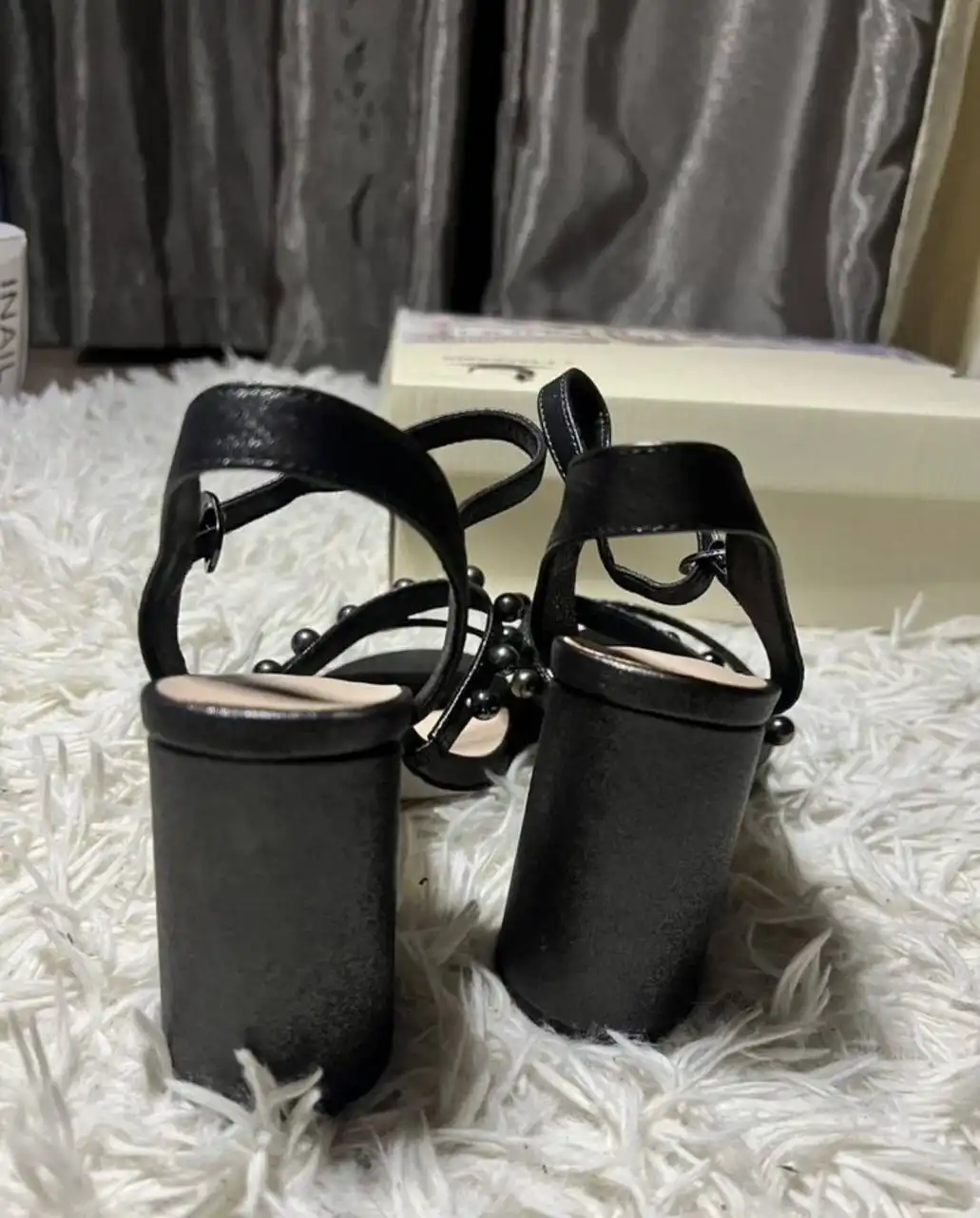 Босоножки на каблуке 9см, размер 37 - Обувь (Одежда) в Тюмень