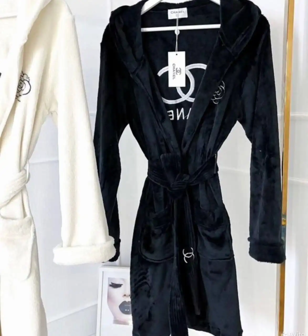 Халат женский черный новый размер 42 - Женская одежда (Одежда) в Тюмень