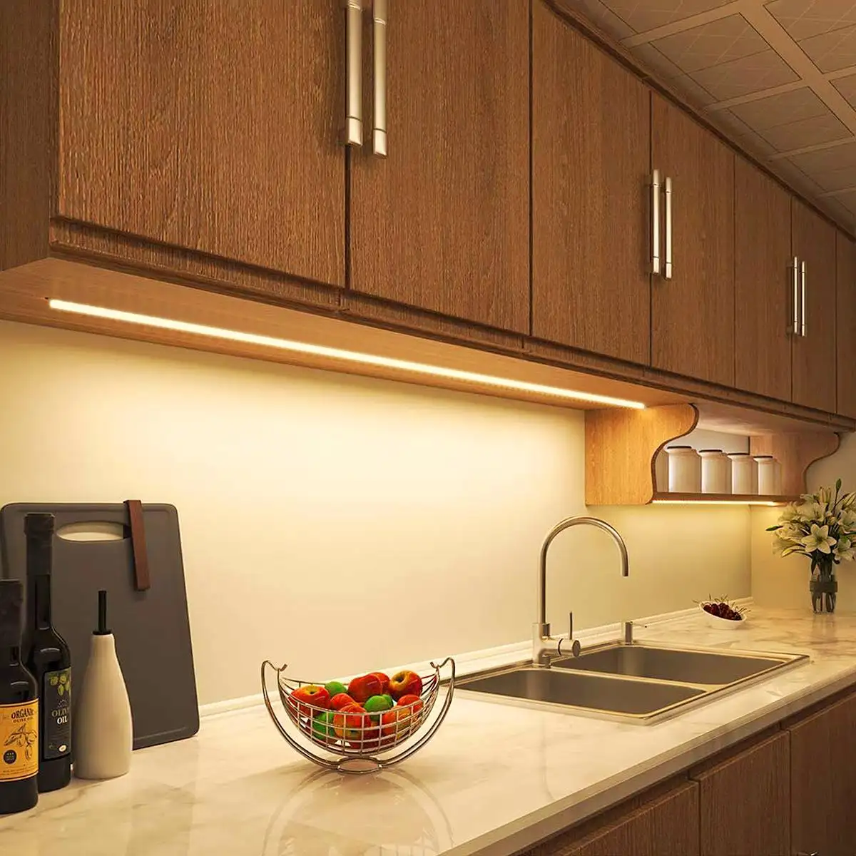 Подсветка кухни светодиодной лентой и комплектующие - Освещение (Для дома и дачи) в Тюмень