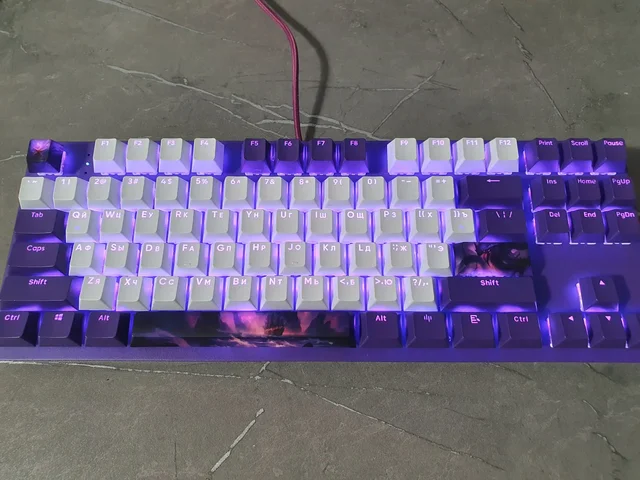 Клавиатура Red Square Keyrox TKL Purple Haze RGB - Мониторы в Тюмень