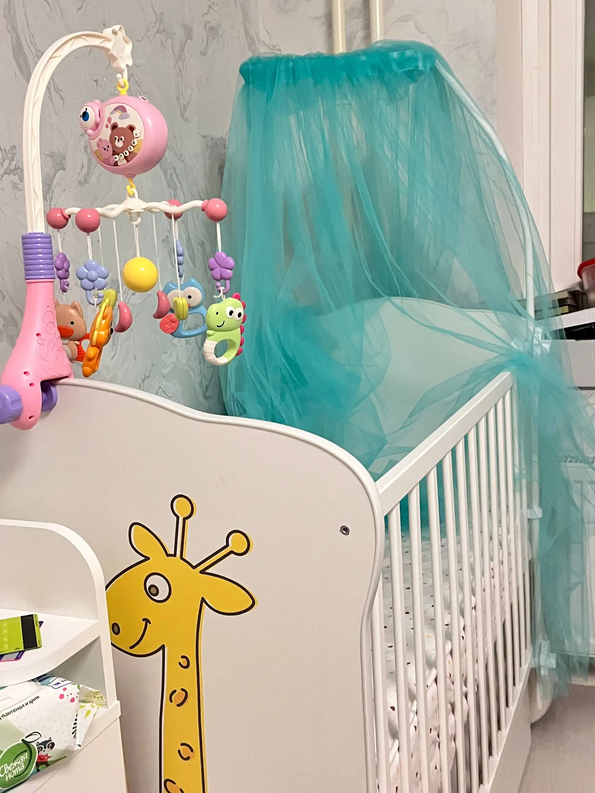 Детская кроватка с аксессуарами - Детская мебель (Товары для детей) в Тюмень