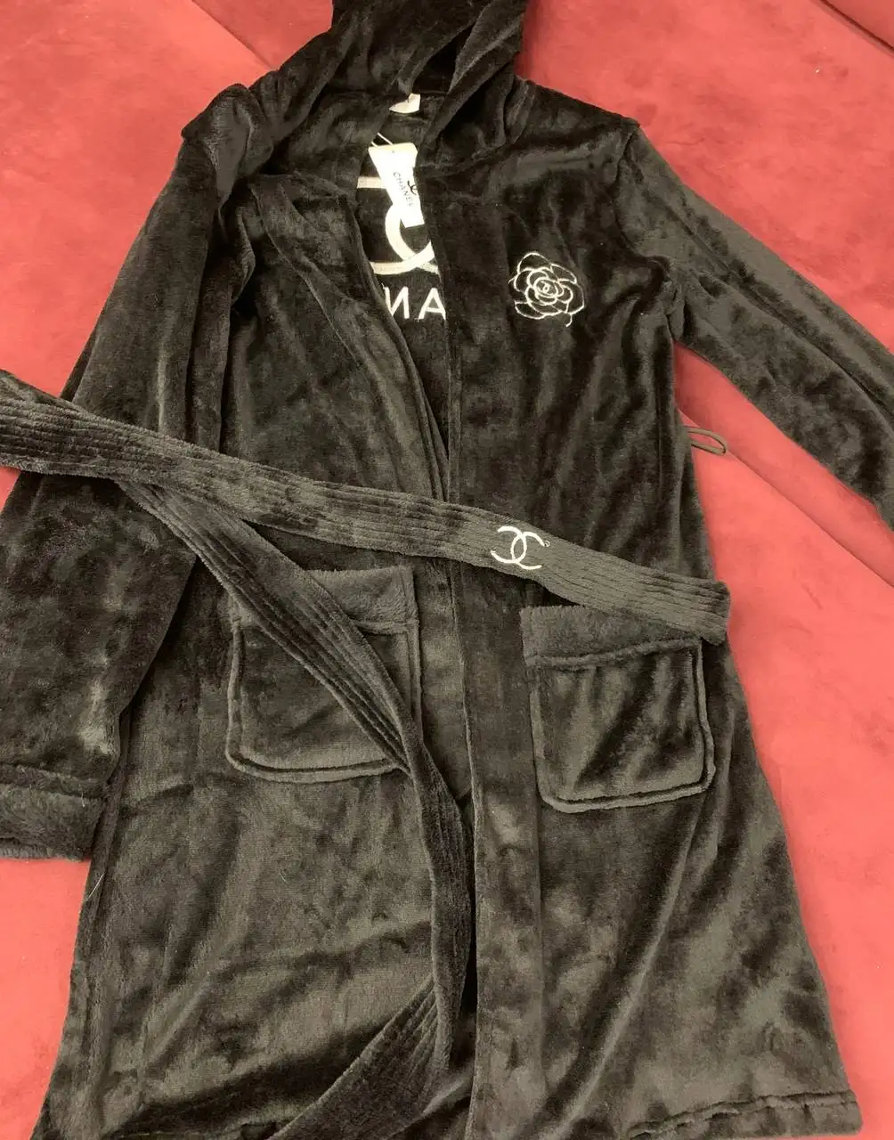 Халат женский черный размер 42 - Одежда в Тюмень