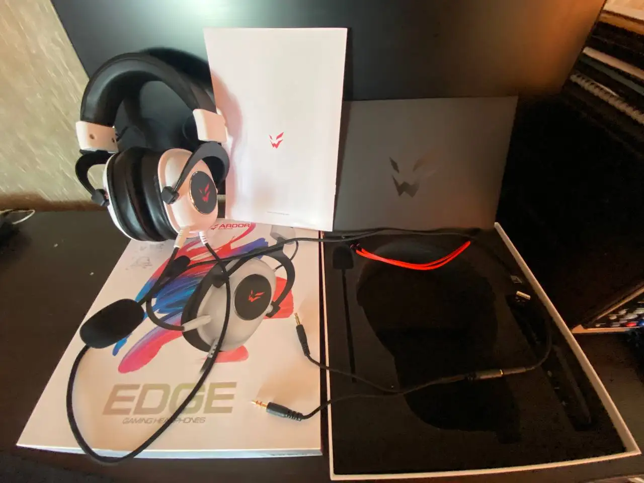 Наушники ARDOR GAMING Edge белый - Аудиотехника (Электроника) в Тюмень