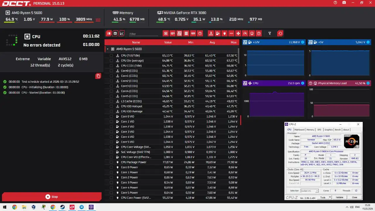 Продам процессор Ryzen 5600 - Компьютерные комплектующие (Электроника) в Тюмень
