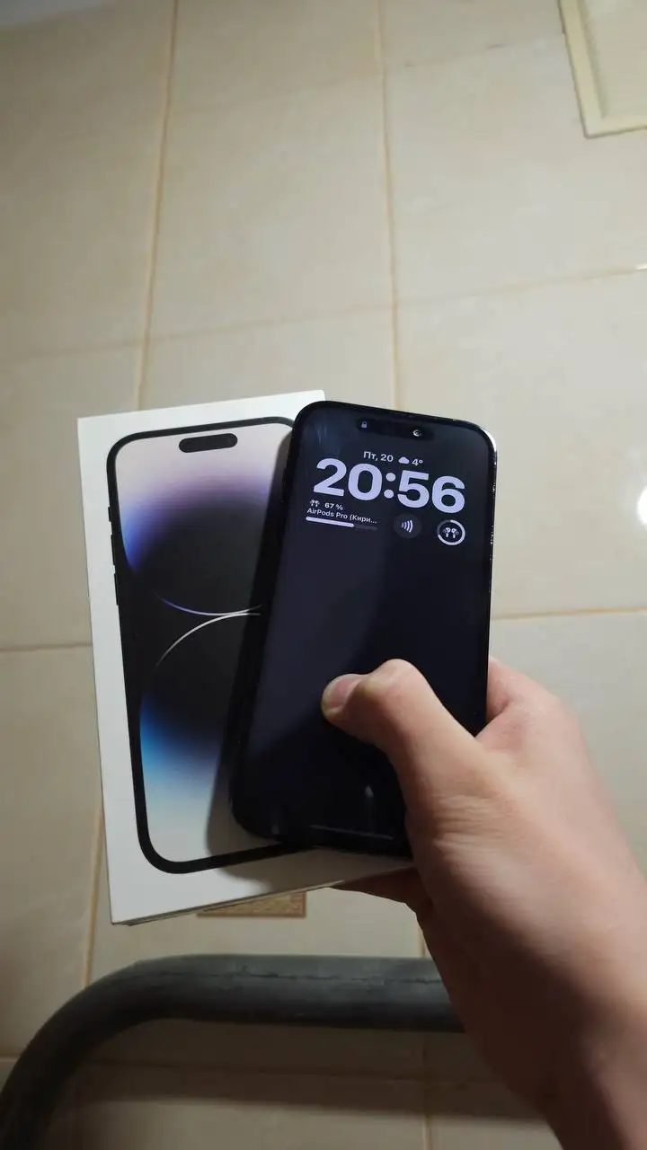 Продается iPhone 14 Pro 128GB в хорошем состоянии - Смартфоны и телефоны (Электроника) в Тюмень