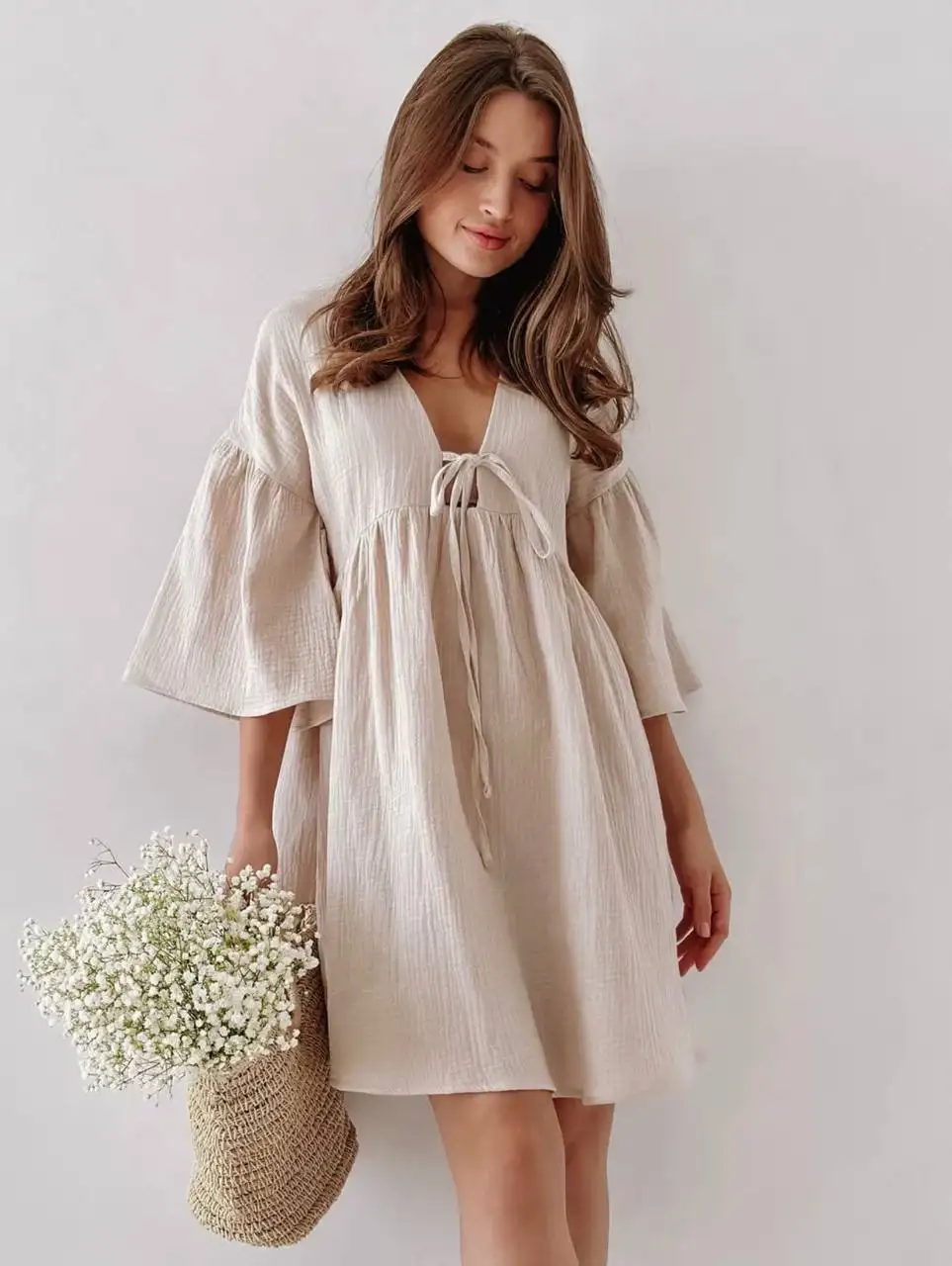 Продам муслиновое платье новое с биркой - Женская одежда (Одежда) в Тюмень