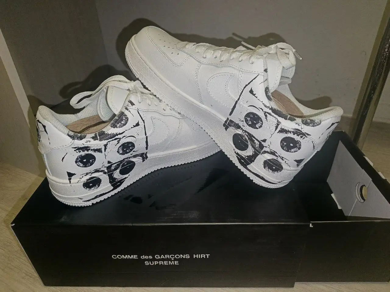 Кроссовки CDG x Supreme x Air Force 1 - Обувь (Одежда) в Тюмень