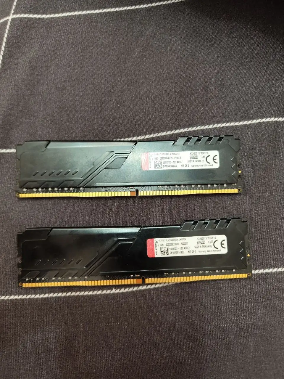 Оперативная память Kingston HyperX FURY Black DDR4 16ГБ - Оперативная память (Электроника) в Тюмень