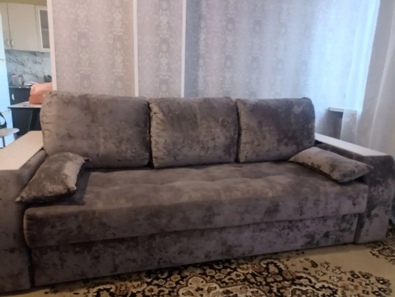 Продам диван шоколадного цвета с механизмом пантограф - Мебель (Для дома и дачи) в Тюмень