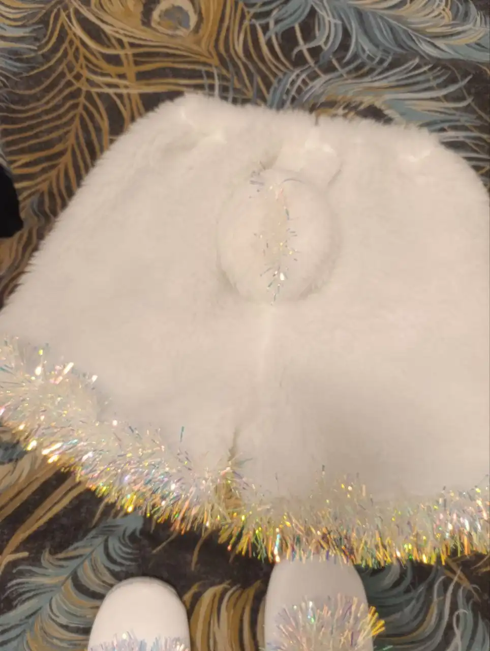 Новогодний костюм зайчик для роста 110 см