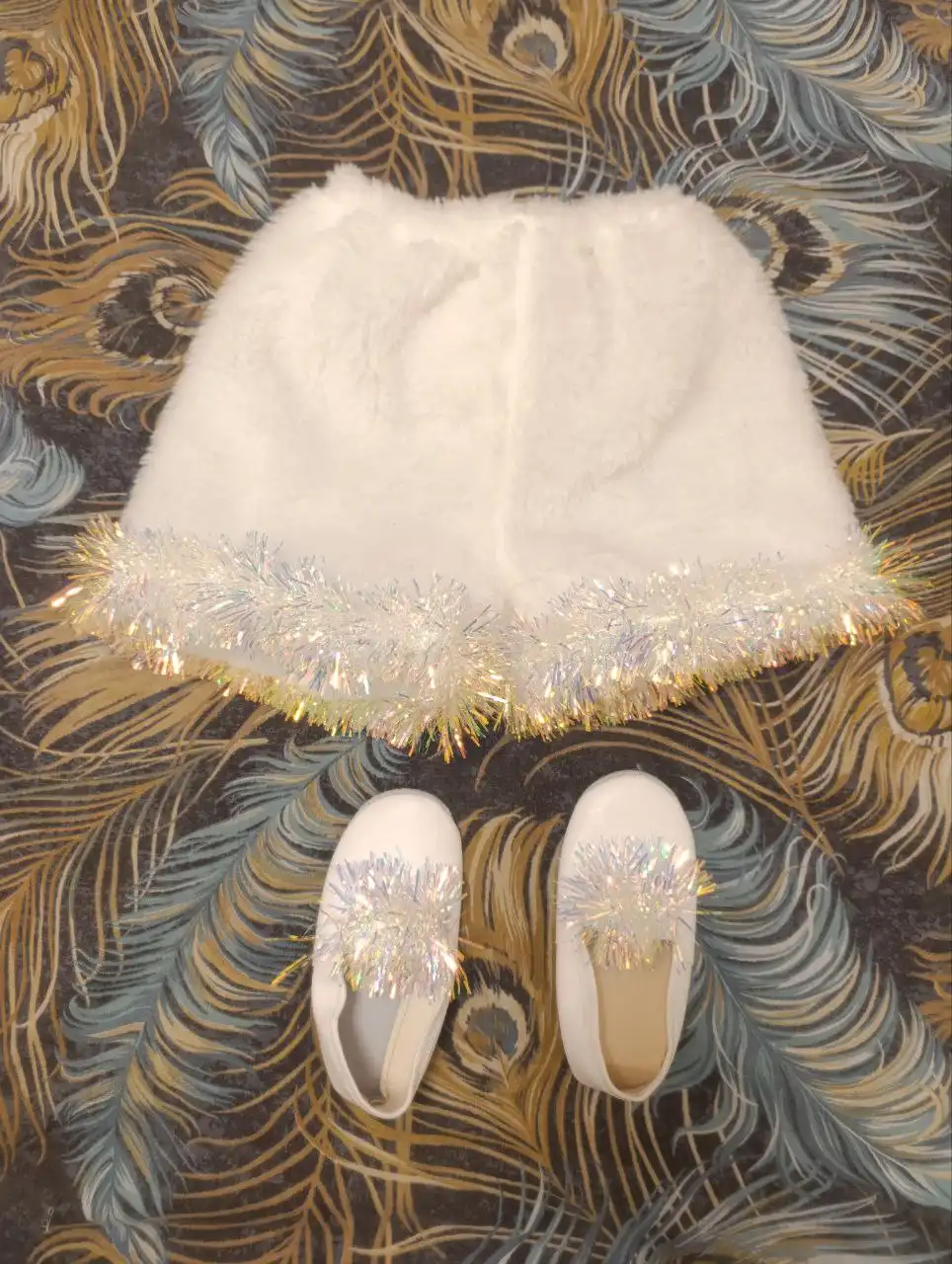 Новогодний костюм зайчик для роста 110 см