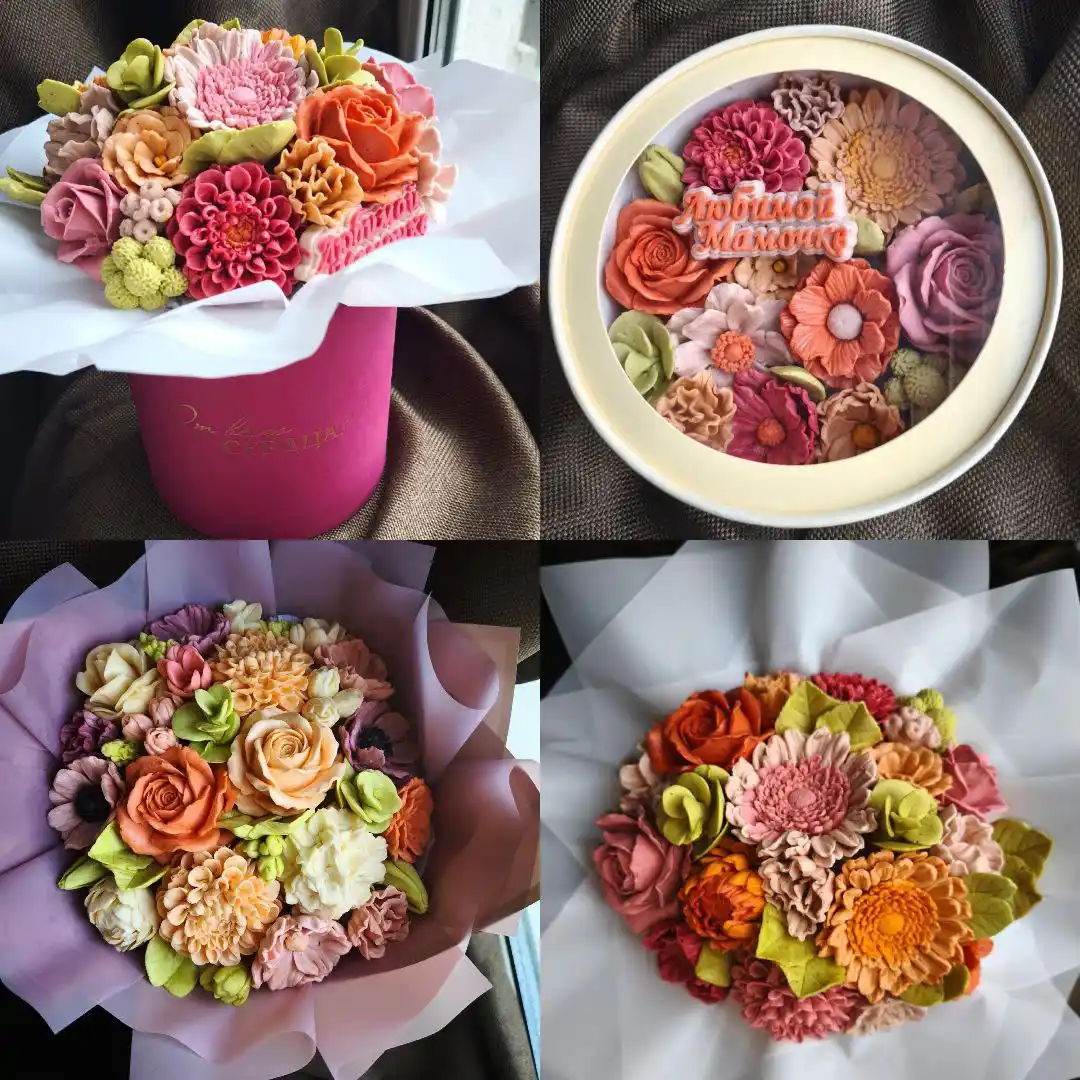 Зефирные букеты