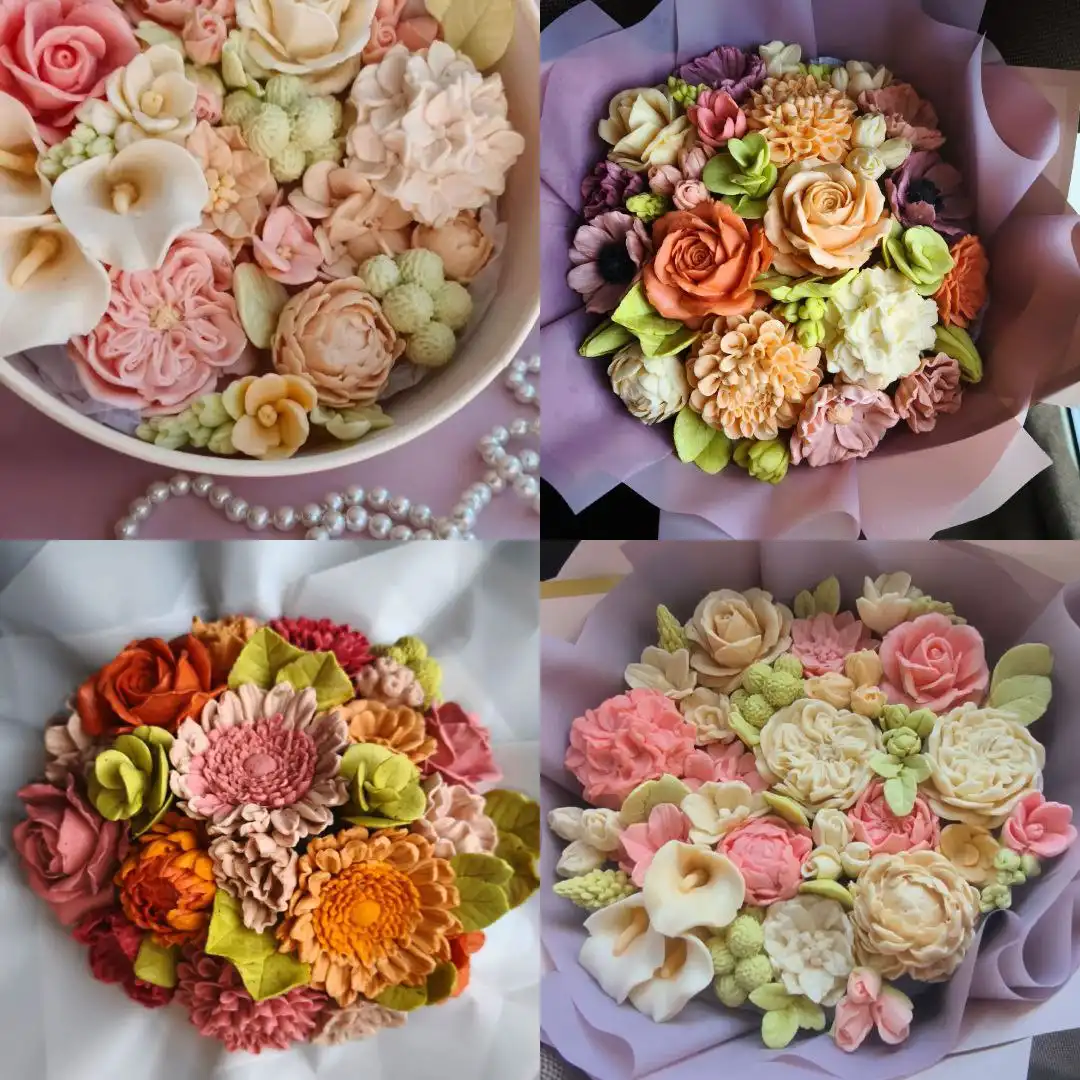 Самые реалистичные зефирные букеты