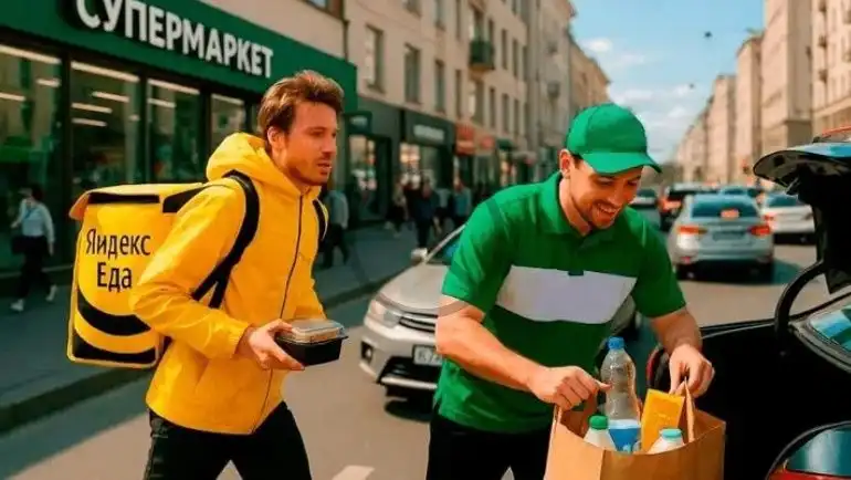Набор курьеров в Яндекс Еда
