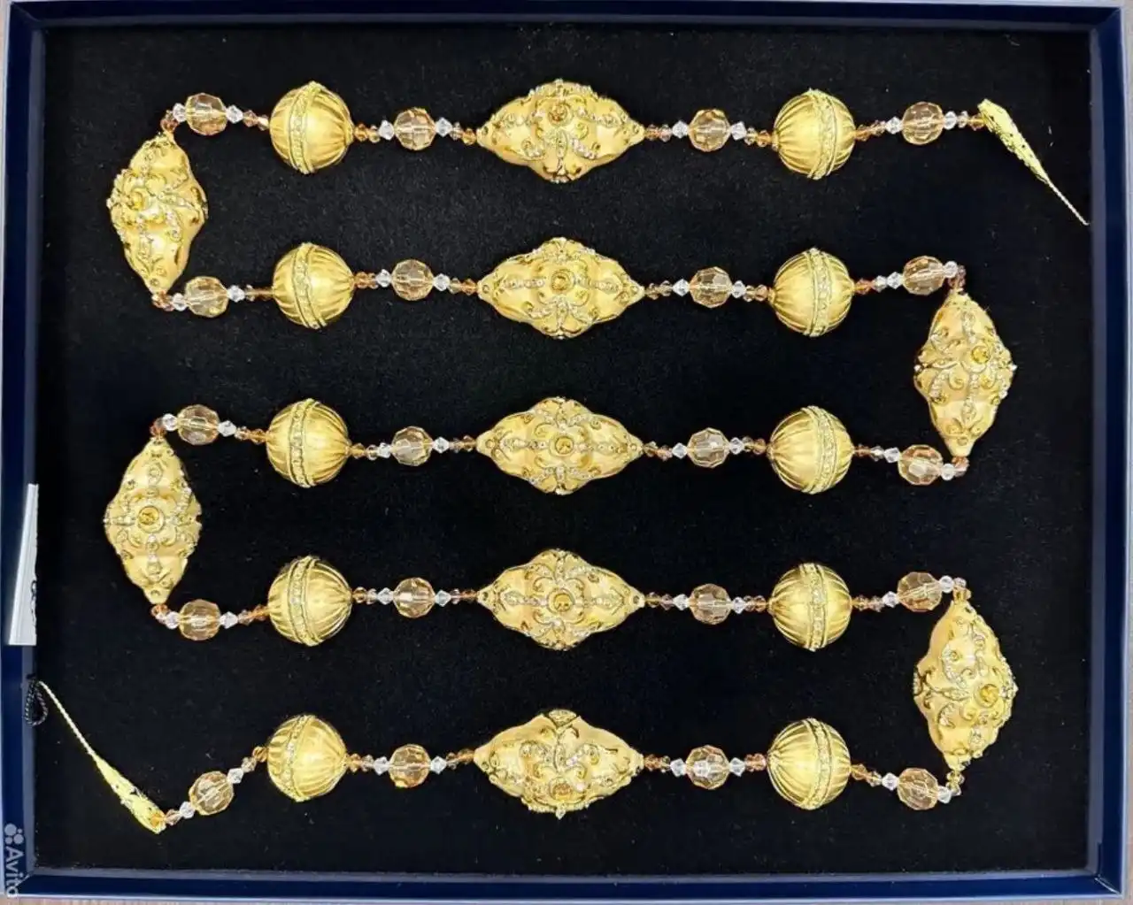 Ручные гирлянды-ожерелье для ёлки - Новогодние украшения (Хобби и отдых) в Неизвестно