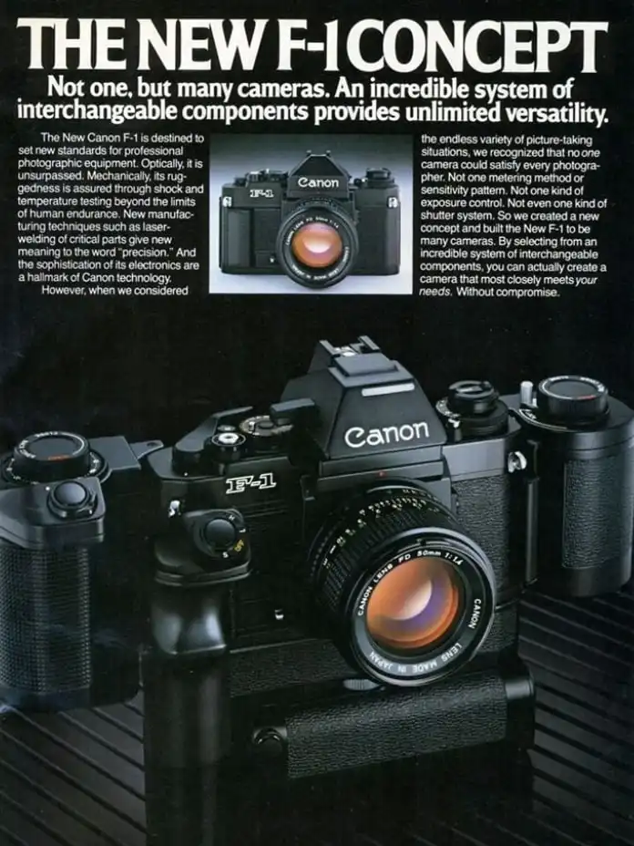 Продажа фотоаппарата Canon F-1 с объективом FD 50mm f/1.4 (1980-е годы) - Фототехника (Электроника) в Псковская область