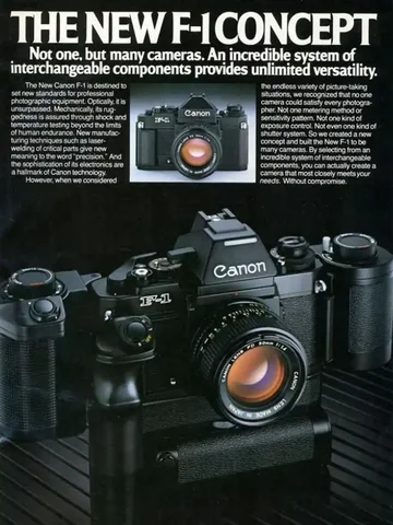 Продажа фотоаппарата Canon F-1 с объективом FD 50mm f/1.4 (1980-е годы) - Аксессуары в Псковская область
