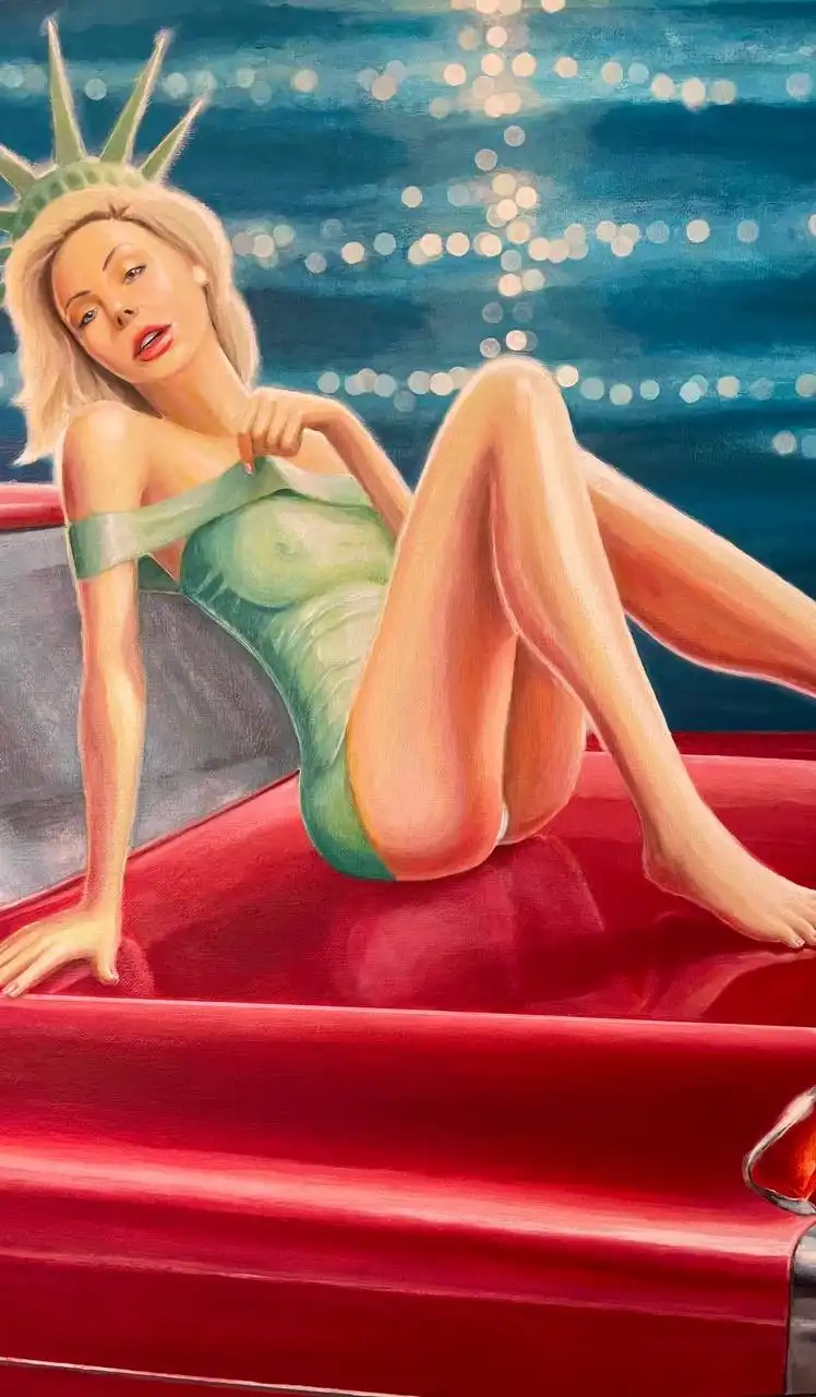 Картина "Unfree Liberty" акрил 120х100 - Картины (Хобби и отдых) в Псковская область