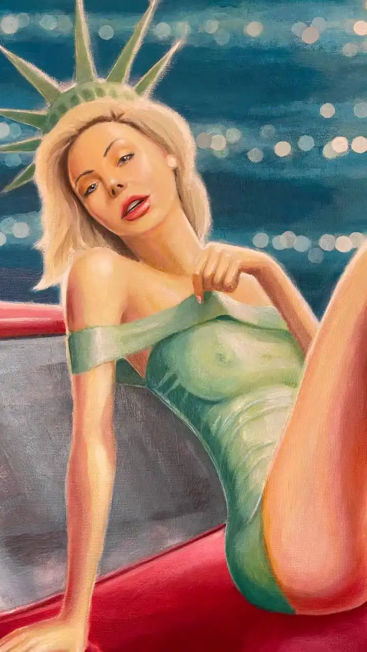 Картина "Unfree Liberty" акрил 120х100 - Картины (Хобби и отдых) в Псковская область